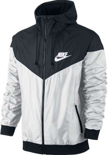 Nike 2015 Men's Windrunner AS Sportswear Apparel Jacket White/ Black 544120-100 Best Clothing Deals